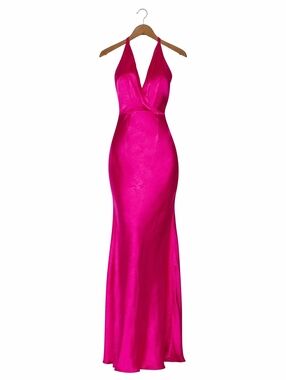 Elliatt Aria Maxi Fuchsia Dress Large